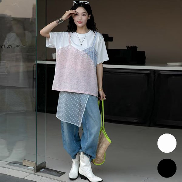 画像1: 2色トップス (1)