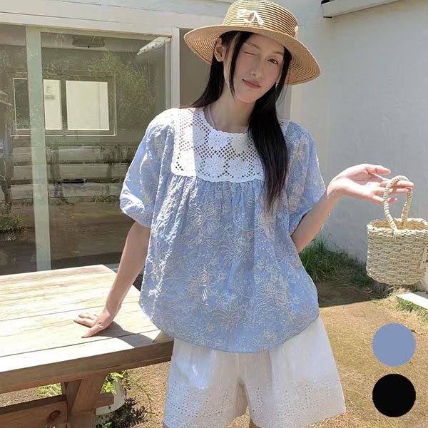 画像1: 2色トップス (1)